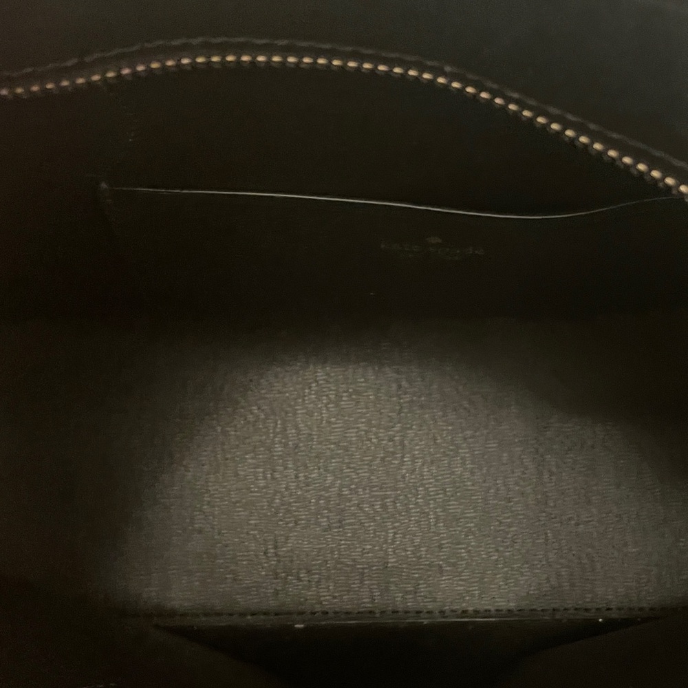 Kate Spade Leopard Print Satchel - Black and Tan Crossbody or Handles - Picture 5 of 5